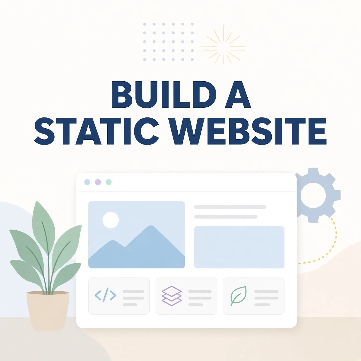 Setting up a static HTML website