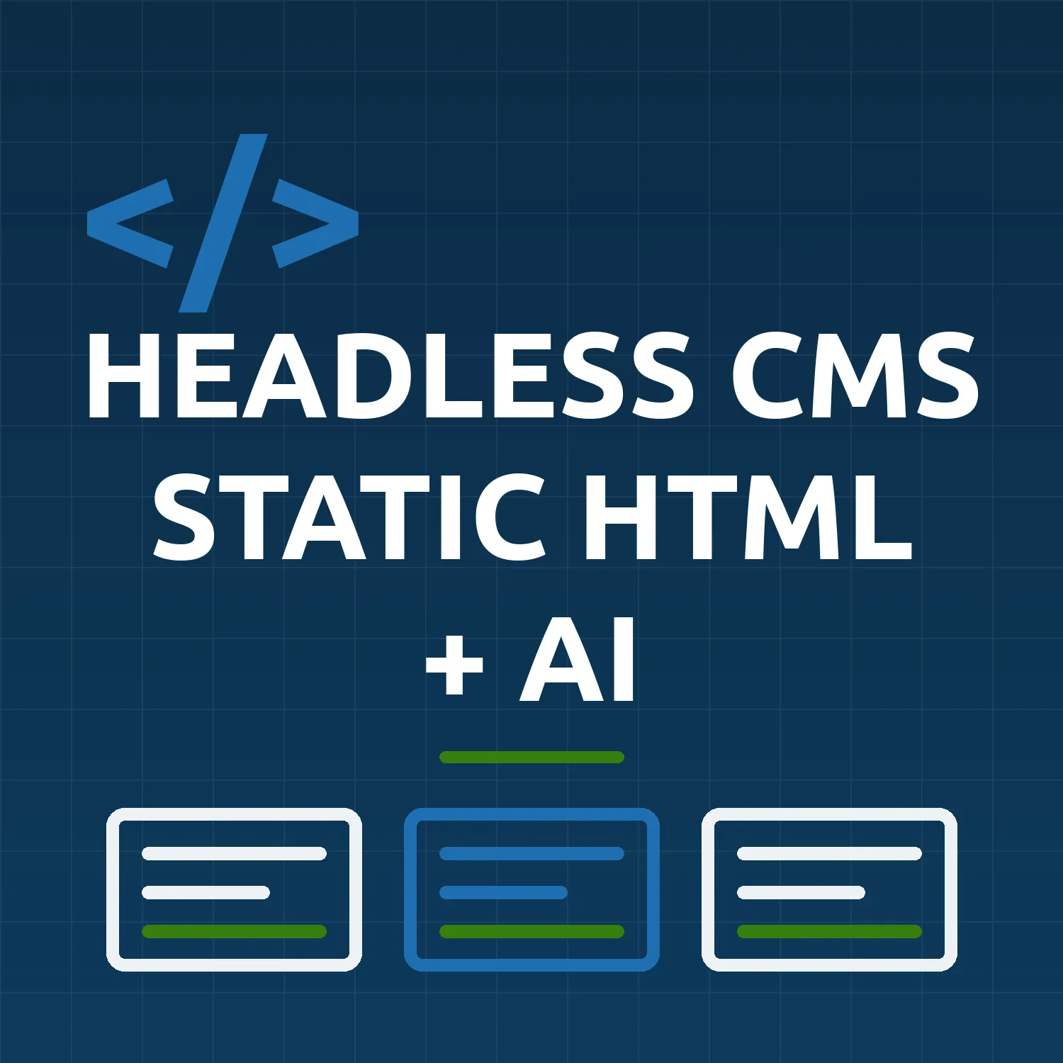 Headless CMS without the CMS: static HTML managed by an AI assistant