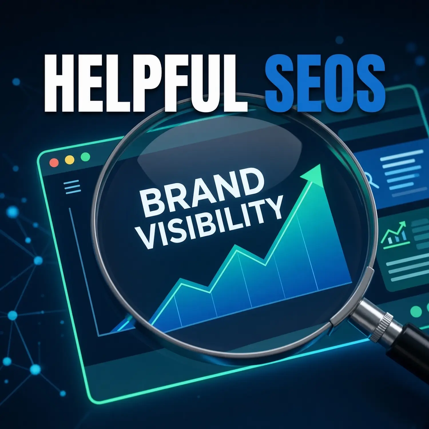 Helpful SEOs brand visibility graphic.