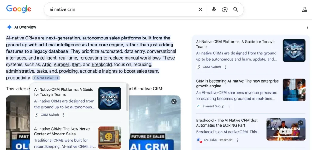 Image Thumbnails in AI Overviews